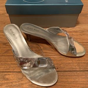 🌟NINE WEST JEWELED HEELS  💎
